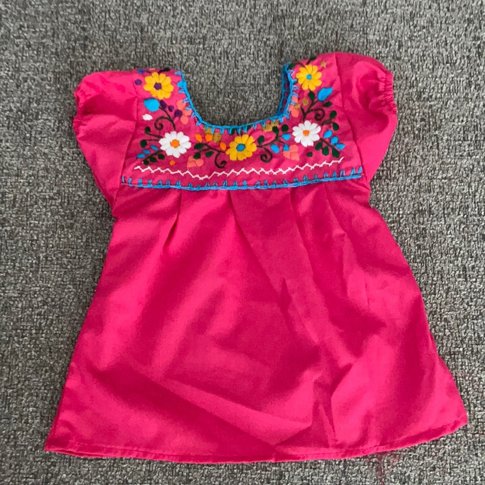 Baby and toddler blouses hand embroidered NEW